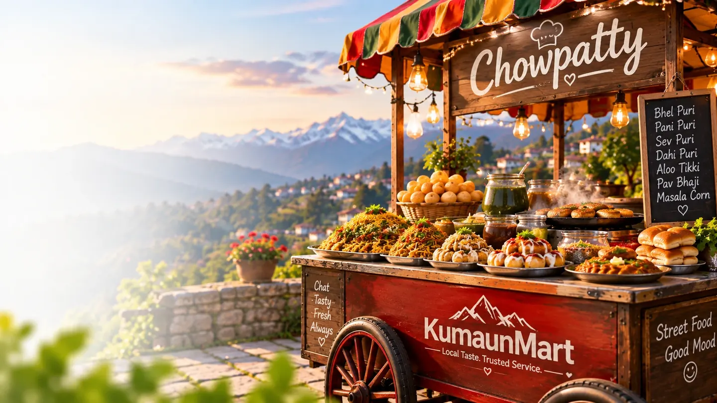Street food and local restaurant culture in Kumaun