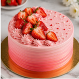 Strawberry Cake Egg