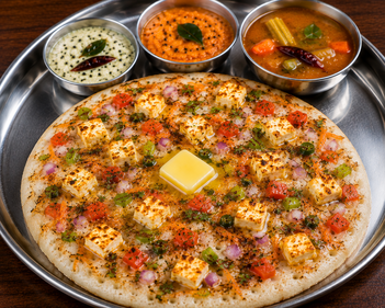 Butter Paneer Uttapam