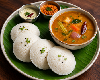 Idli Sambhar (2 piece)