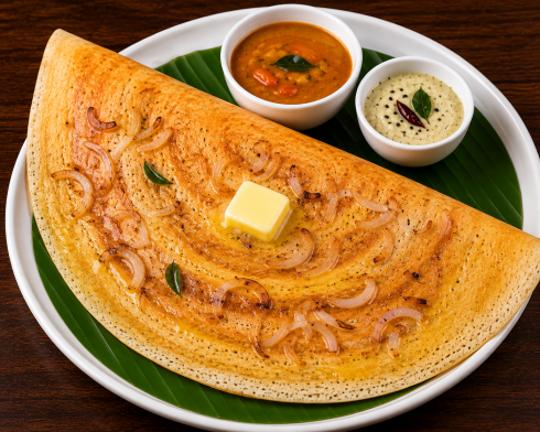 Butter Onion Dosa