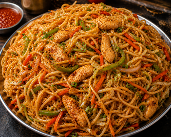Chicken Noodles Half