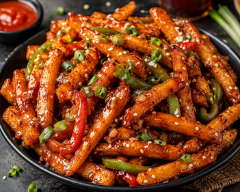 Honey Chilli Potato Half