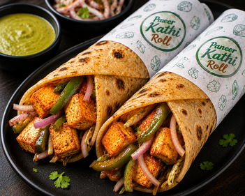 Paneer Kathi Roll