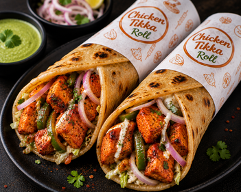 Chicken Tikka Roll