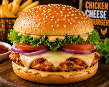 Chicken Cheese Burger