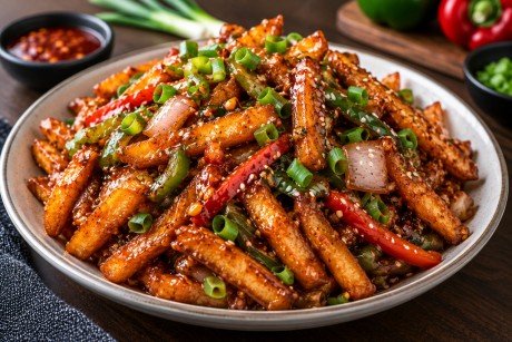 Honey Chilli Potato