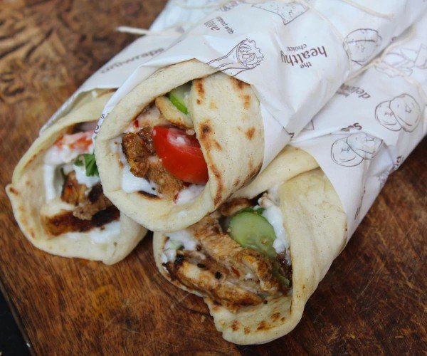 Special Chicken Salad Shawarma Roll