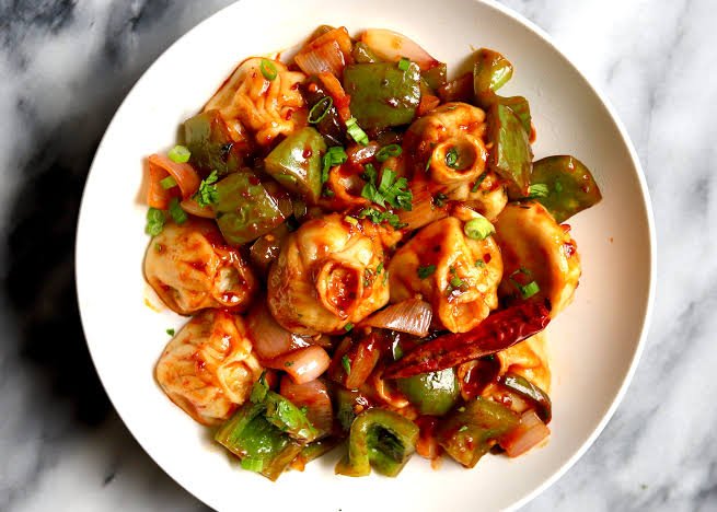 Veg Chilli Momo (Full)