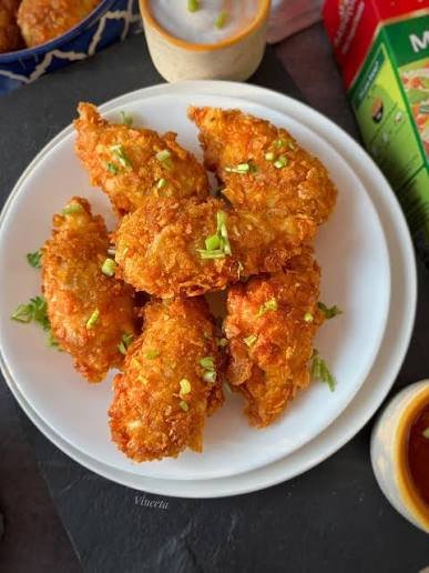Veg kurkure Momo(Half)