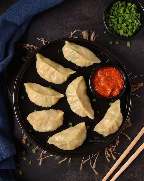 Cheese Corn Chili Momo(Half)