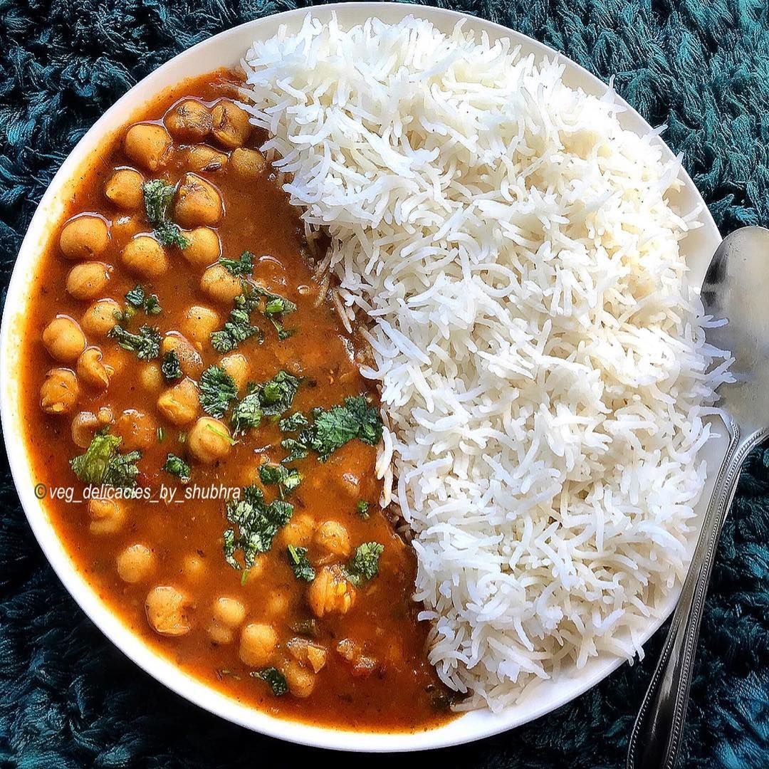Chhole chawal