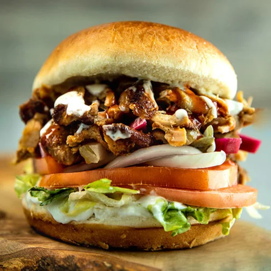 Chicken Burger Shawarma (Cheese)