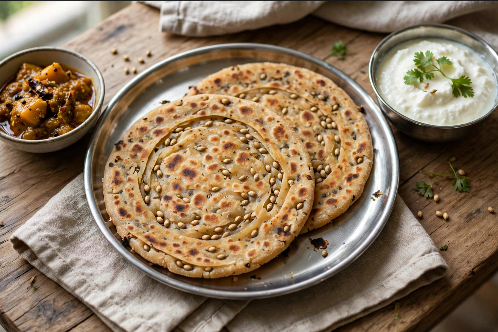 ajwain paratha