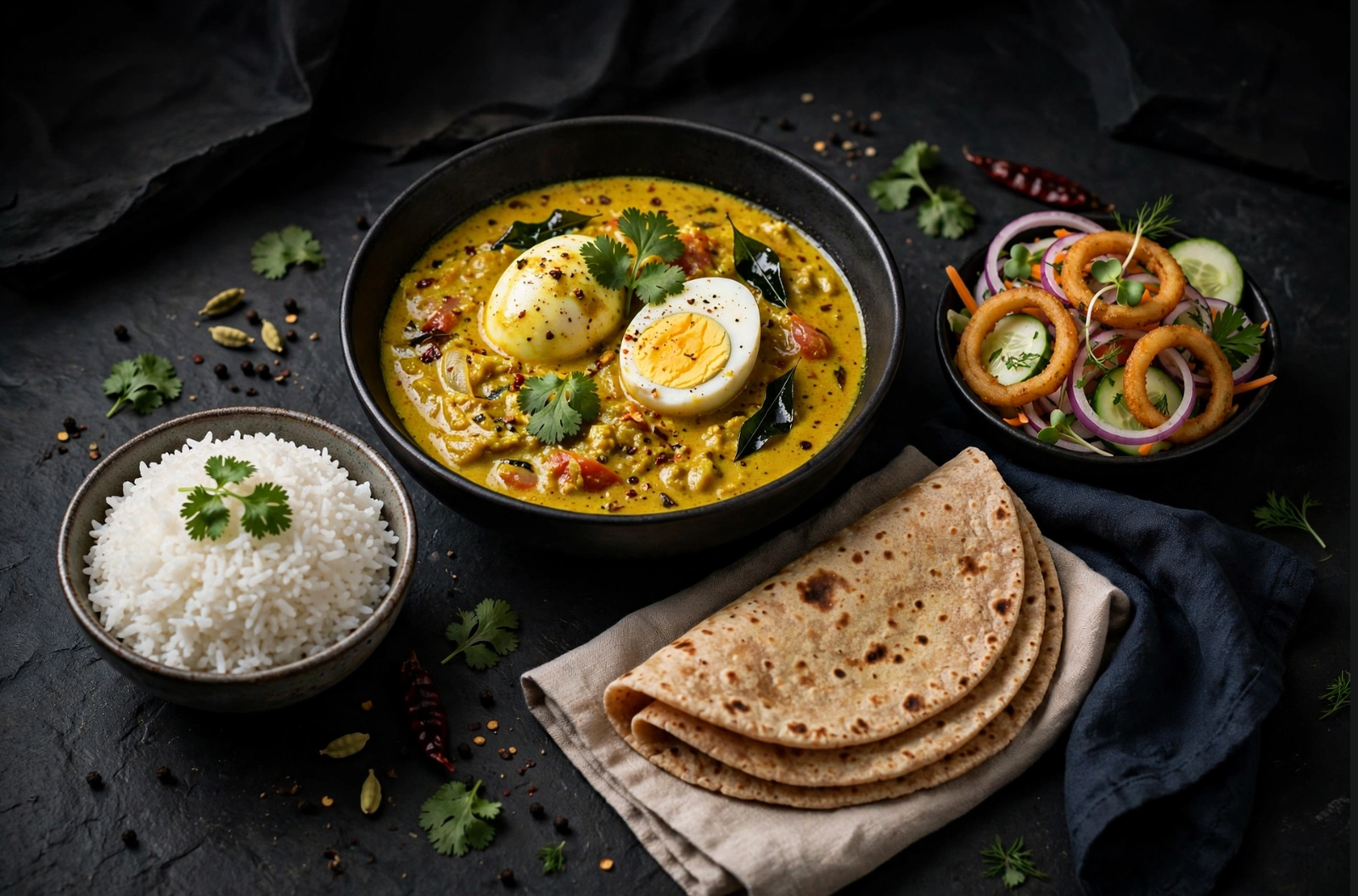Egg Curry Combo