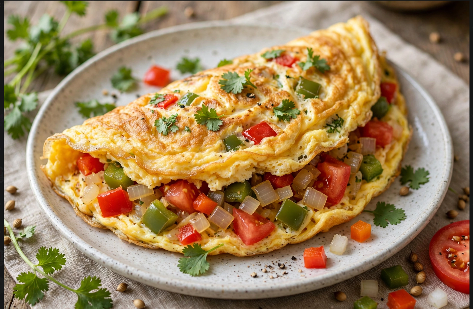 Vegetable Omlette