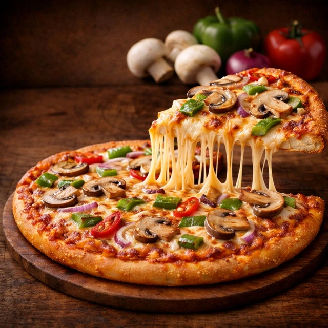 Mushroom Pizza (Medium)